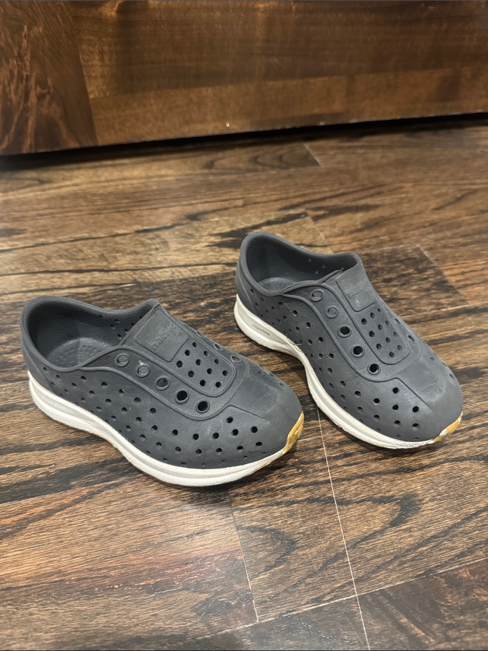 Native Kids black Slip-On Water Shoes